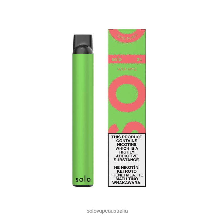 Sour Apple Solo Disposable Vape ZN6LB05 | Solo Vape Review